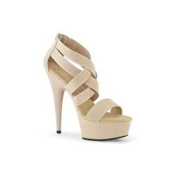 Pleaser USA Sandale Compensée PLEASER Deligt-669 -Sextoys boutique 6 heel 1 3 4 pf cross close back sandal 2