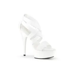 Pleaser USA Sandale Compensée PLEASER Deligt-669 -Sextoys boutique 6 heel 1 3 4 pf cross close back sandal 3