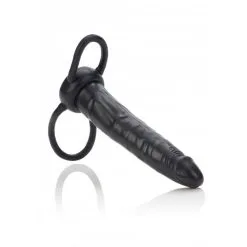CalExotics Anneau De Verge Doté D’un Gode Noir - Accomodator Penetrator System