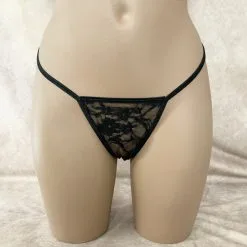 Babydoll En Satin Et Dentelle Avec String Assorti -Sextoys boutique babydoll en satin et dentelle avec string assorti 5