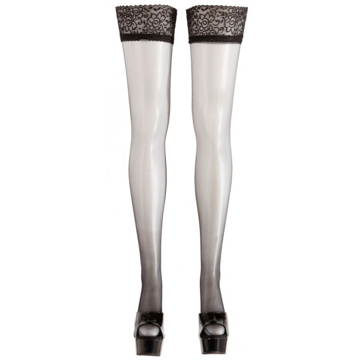 Bas Autofixants Semi-Transparents - Cottelli Collection 4 Bas Autofixants Semi-Transparents - Cottelli Collection – Image 2