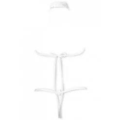 Body à Plumes Ouvert ‘Cachou’ - Les Éphémères By Luxxa -Sextoys boutique body a plumes ouvert cachou les ephemeres by luxxa 3