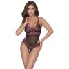 Cottelli Collection Body String Ouvert Dentelle Rouge Et Noire – Cottelli -Sextoys boutique body string ouvert dentelle rouge et noire cottelli