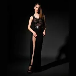 Body String Transparent ‘Quetzal’ – Patrice Catanzaro -Sextoys boutique body string transparent quetzal patrice catanzaro 3