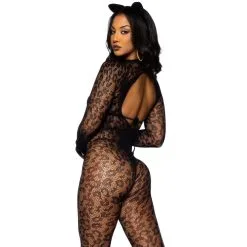 Bodystocking En Résille Et Imprimé Léopard - Leg Avenue 8 Bodystocking En Résille Et Imprimé Léopard - Leg Avenue -Sextoys boutique bodystocking en resille et imprime leopard leg avenue 1
