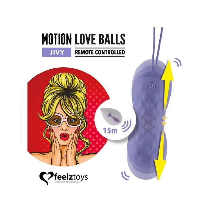 Boules De Geisha Télécommandées 'Motion Love Balls Jivy' - FeelzToys 4 Boules De Geisha Télécommandées 'Motion Love Balls Jivy' - FeelzToys – Image 2