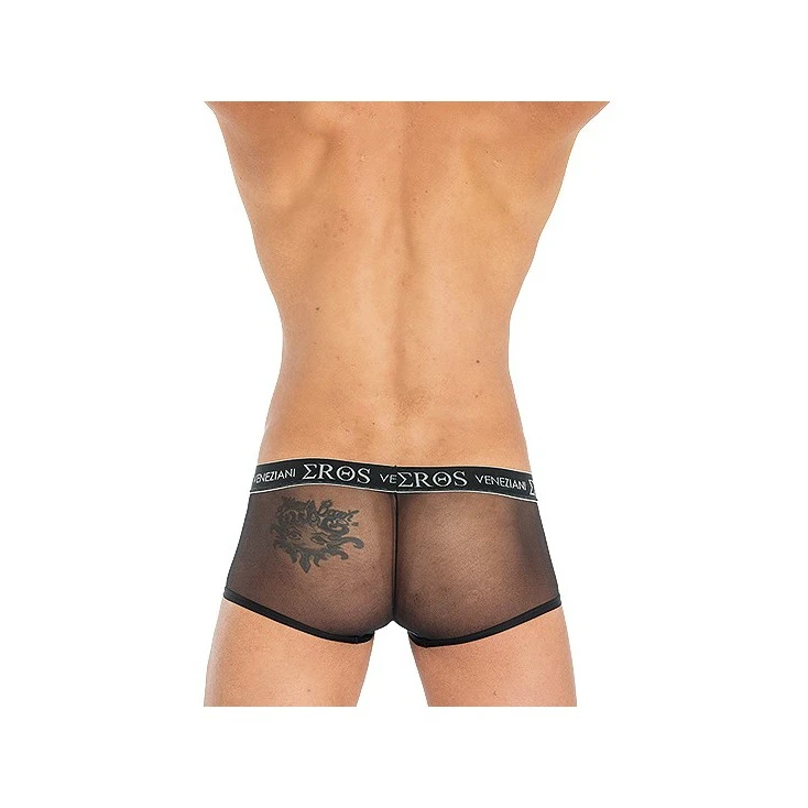 Boxer En Tulle Et Micro-résille - 7268 - Eros Veneziani 4 Boxer En Tulle Et Micro-résille - 7268 - Eros Veneziani – Image 2