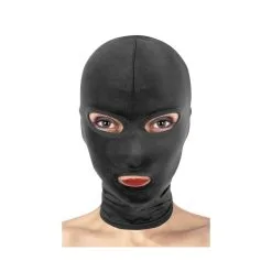 Cagoule Fétichiste Ouverture Yeux Et Bouche - Fetish Tentation