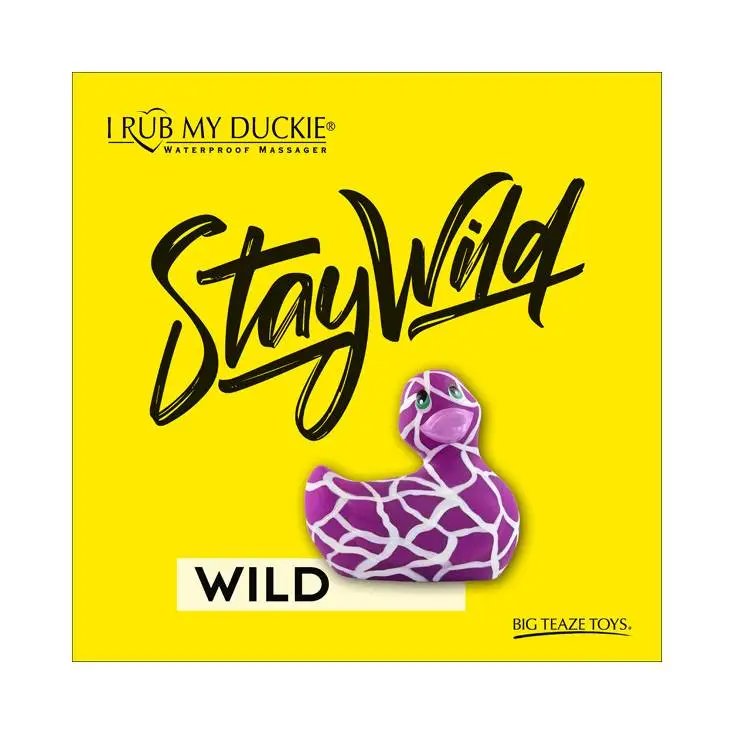 Canard Vibrant ‘I Rub My Duckie 2.0 Wild’ Safari– Big Teaze Toys 5 Canard Vibrant ‘I Rub My Duckie 2.0 Wild’ Safari– Big Teaze Toys – Image 3