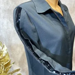 Chemise Col Classique à Sequins - Prêt-à-Porter Paradise Boutik 7 Chemise Col Classique à Sequins - Prêt-à-Porter Paradise Boutik -Sextoys boutique chemisier 2