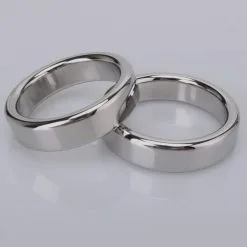 Cockring Plat Et Large En Acier Inoxydable - 14 Mm De Largeur -Sextoys boutique cockring plat et large en acier inoxydable 14 mm de largeur 2
