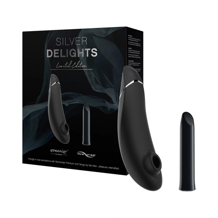 Coffret Pour Elle 'Silver Delights' – We-Vibe & Womanizer 3 Coffret Pour Elle 'Silver Delights' – We-Vibe & Womanizer