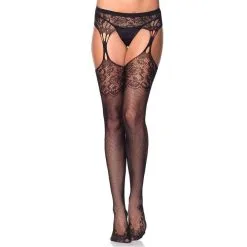 Collants Effet Porte-Jarretelles En Résille – Leg Avenue