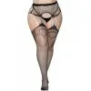 Collants Effet Porte-Jarretelles Résille Courbes Généreuses – Leg Avenue -Sextoys boutique collants effet porte jarretelles resille courbes genereuses leg avenue