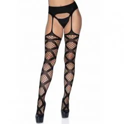 Collants Résille Effet Porte-jarretelles – Leg Avenue