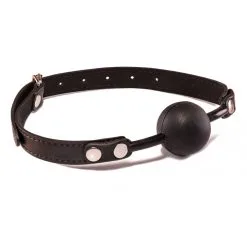 Collier Bâillon Boule Silicone