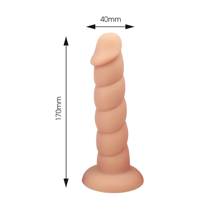 Dildo à Ventouse ‘Spirale Me’ Taille M 8 Dildo à Ventouse ‘Spirale Me’ Taille M – Image 6