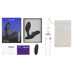 Double Stimulateur Prostatique Vibrant ‘Vector +’ Noir - We-Vibe 17 Double Stimulateur Prostatique Vibrant ‘Vector +’ Noir - We-Vibe -Sextoys boutique double stimulateur prostatique vibrant vector noir we vibe 6