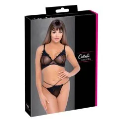 Cottelli Collection Ensemble 2 Pièces Transparent - Cottelli Lingerie -Sextoys boutique ensemble 2 pieces transparent rio cottelli lingerie 4