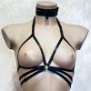 Collection Exclusive Paradise Boutik Ensemble Soutien-Gorge Harnais Ouvert Et Collier Ras-De-Cou 1 Collection Exclusive Paradise Boutik Ensemble Soutien-Gorge Harnais Ouvert Et Collier Ras-De-Cou -Sextoys boutique ensemble soutien gorge harnais ouvert collier ras de cou