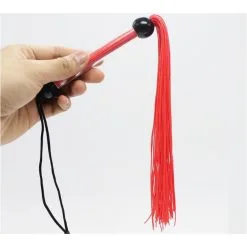 Fouet Multi-lanières Silicone 38cm - BDSM By Paradise Boutik -Sextoys boutique fouet multi lanieres silicone 38cm bdsm by paradise boutik 1