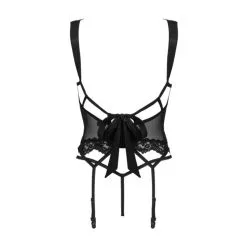 Guêpière Seins Nus Et String Ouvert ‘Setilla’ - Obsessive -Sextoys boutique guepiere seins nus et string ouvert setilla obsessive 3