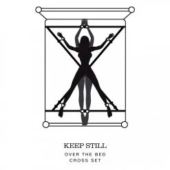Fifty Shades Of Grey Keep Still - Kit écarteur En Croix Pour Lit -Sextoys boutique keep still kit ecarteur en croix pour lit 2