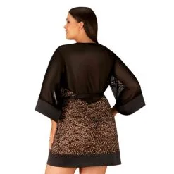Kimono En Tulle Imprimé Léopard ‘Allunes’ – Obsessive 12 Kimono En Tulle Imprimé Léopard ‘Allunes’ – Obsessive -Sextoys boutique kimono en tulle imprime leopard allunes obsessive 3
