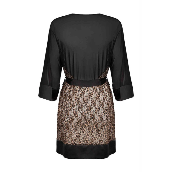 Kimono En Tulle Imprimé Léopard ‘Allunes’ – Obsessive 8 Kimono En Tulle Imprimé Léopard ‘Allunes’ – Obsessive – Image 6