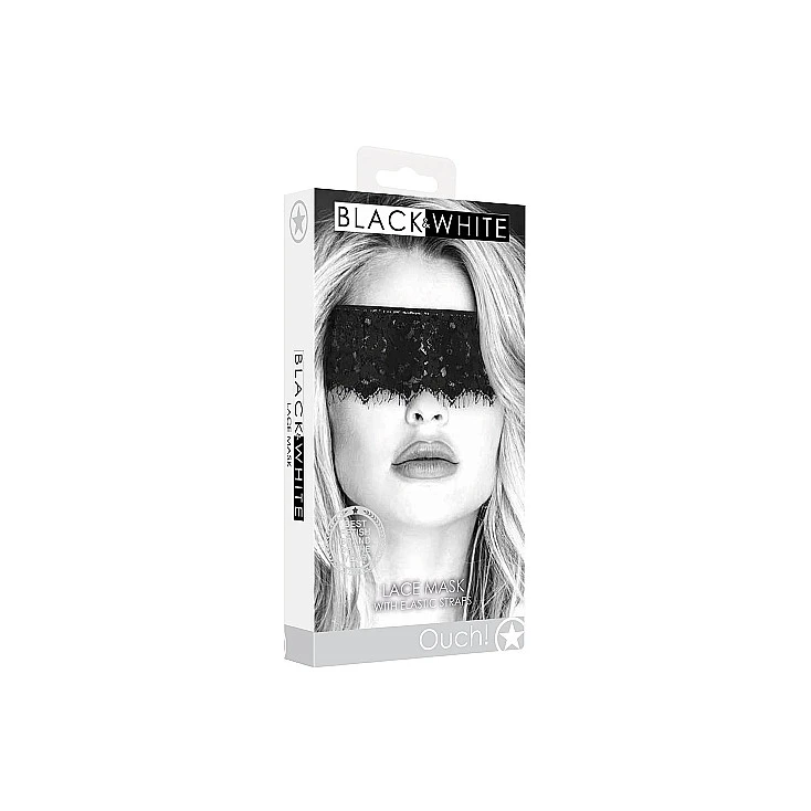Masque En Dentelle ‘Black & White’ – Ouch! 4 Masque En Dentelle ‘Black & White’ – Ouch! – Image 2