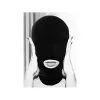 Cagoule Fétichiste Ouverte Sur La Bouche – Ouch! -Sextoys boutique masque submission bouche ouverte
