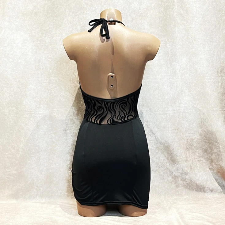 Mini Robe Dos Nu ‘Tulle Et Velours’ – OutX 4 Mini Robe Dos Nu ‘Tulle Et Velours’ – OutX – Image 2