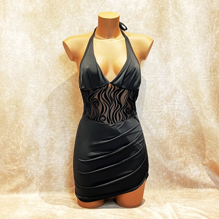 Mini Robe Dos Nu ‘Tulle Et Velours’ – OutX 3 Mini Robe Dos Nu ‘Tulle Et Velours’ – OutX