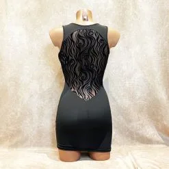 Mini Robe Moulante Avec Décolleté Corseté – OutX 5 Mini Robe Moulante Avec Décolleté Corseté – OutX -Sextoys boutique mini robe moulante avec decollete corsete outx 1