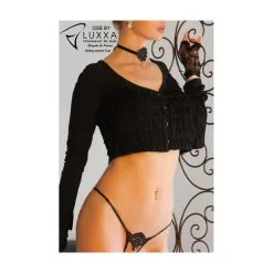 Mini String Ouvert 'Eva' - Luxxa 8 Mini String Ouvert 'Eva' - Luxxa -Sextoys boutique mini string ouvert eva luxxa 2