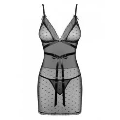 Nuisette 'Bowessa' Et Son String Assorti - Obsessive -Sextoys boutique nuisette bowessa et son string assorti obsessive 4