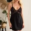 Nuisette Noire ‘Rêve’ – Valege Lingerie 1 Nuisette Noire ‘Rêve’ – Valege Lingerie -Sextoys boutique nuisette noire reve valege lingerie