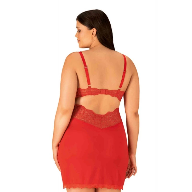 Nuisette Rouge Dos Nu ‘Loventy’ – Obsessive 6 Nuisette Rouge Dos Nu ‘Loventy’ – Obsessive – Image 4