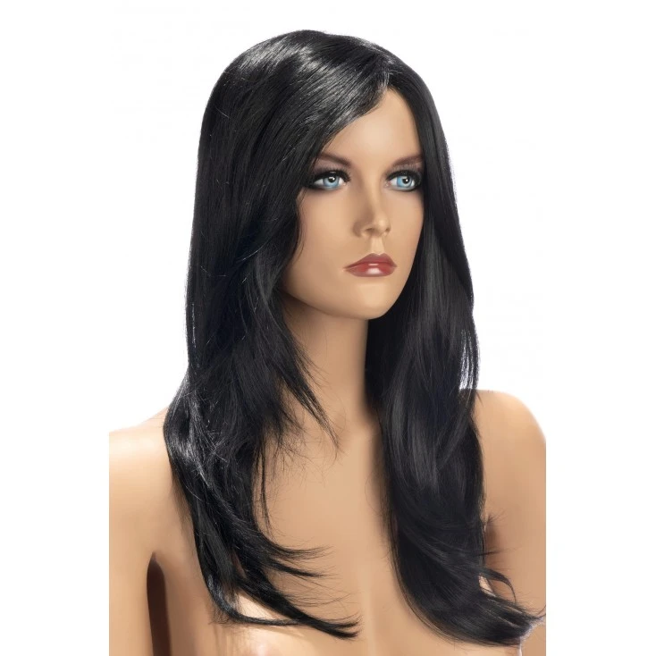 Perruques World Wigs Perruque Olivia Brune - Coupe Longue Effilée Raie Côté - World Wigs 3 Perruques World Wigs Perruque Olivia Brune - Coupe Longue Effilée Raie Côté - World Wigs