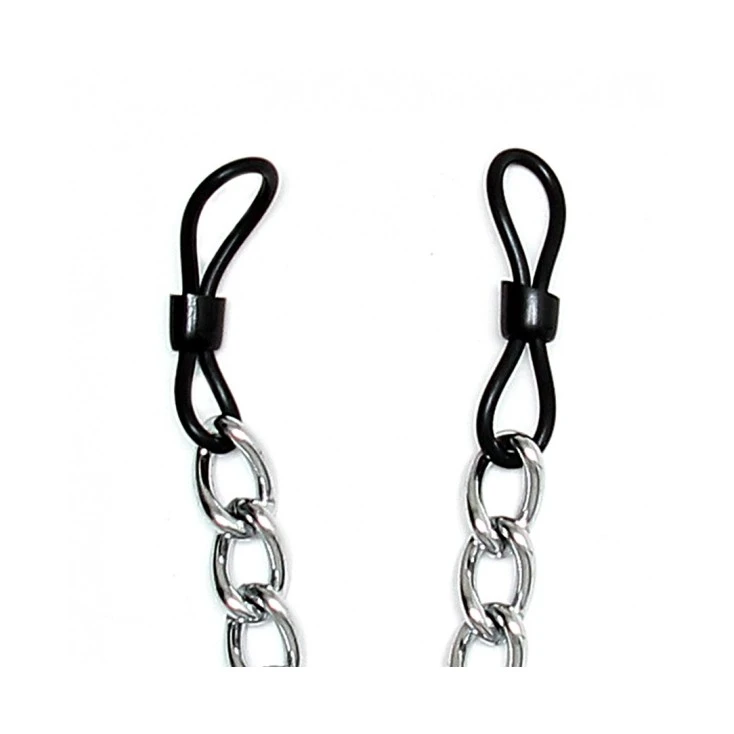 Rimba Pinces à Seins Caoutchouc Avec Chainette Métal 4 Rimba Pinces à Seins Caoutchouc Avec Chainette Métal – Image 2