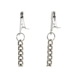 Rimba Pinces à Seins Métal Avec Chaîne Métal 5 Rimba Pinces à Seins Métal Avec Chaîne Métal -Sextoys boutique pinces a seins metal avec chaine metal 1