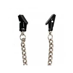 Pinces à Tétons Avec Chaînette En Acier - Rimba 6 Pinces à Tétons Avec Chaînette En Acier - Rimba -Sextoys boutique pinces a tetons avec chainette en acier rimba 1