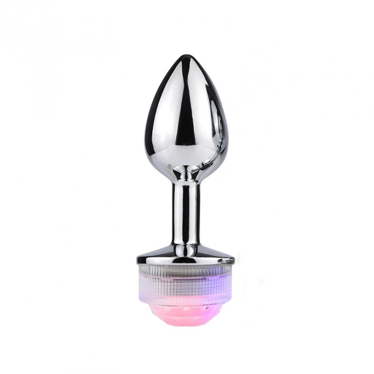 Plug Anal Bijou Lumineux à LED Télécommandé - Taille Small 3 Plug Anal Bijou Lumineux à LED Télécommandé - Taille Small