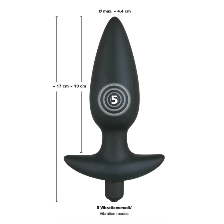 Plug Anal Vibrant Large 'Black Velvets' - You2Toys 7 Plug Anal Vibrant Large 'Black Velvets' - You2Toys – Image 5