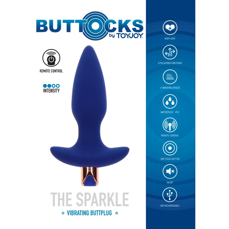 Plug Anal Vibrant ‘The Sparkle’ – Buttcocks By Toyjoy 6 Plug Anal Vibrant ‘The Sparkle’ – Buttcocks By Toyjoy – Image 4