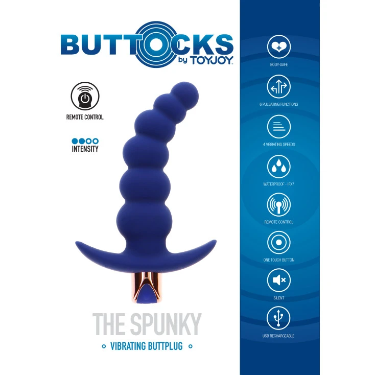 Plug Anal Vibrant ‘The Spunky’ – Buttcocks By Toyjoy 6 Plug Anal Vibrant ‘The Spunky’ – Buttcocks By Toyjoy – Image 4