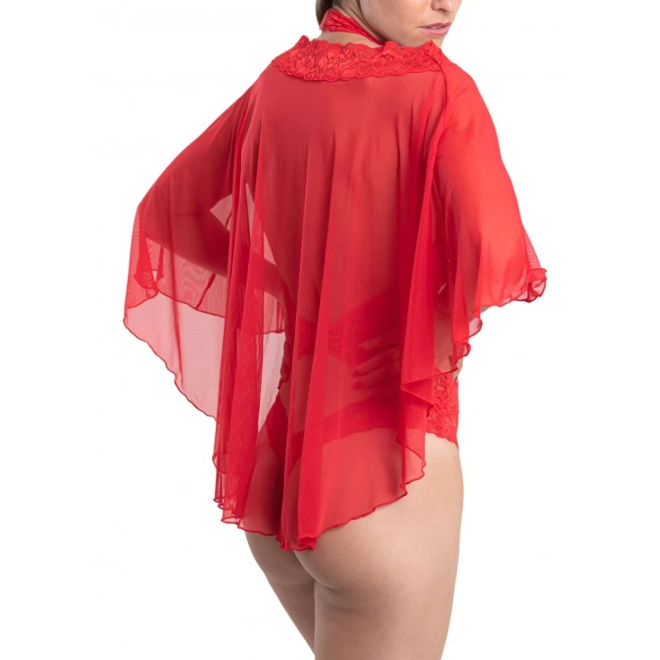 Poncho Tulle Et Dentelle - Collection Exclusive Paradise Boutik 9 Poncho Tulle Et Dentelle - Collection Exclusive Paradise Boutik – Image 7