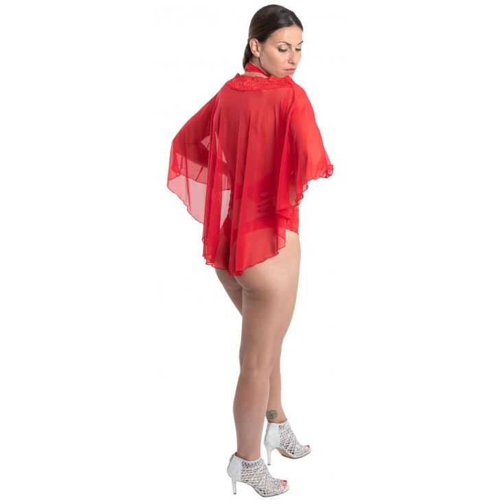 Poncho Tulle Et Dentelle - Collection Exclusive Paradise Boutik 11 Poncho Tulle Et Dentelle - Collection Exclusive Paradise Boutik – Image 9