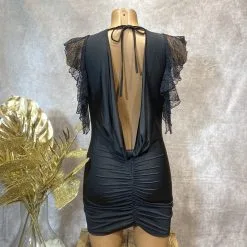 Collection Exclusive Paradise Boutik Robe Col Bénitier Et Dos Nu - Prêt-à-Porter Paradise Boutik -Sextoys boutique robe col benitier et dos nu 2