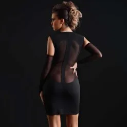 Robe Courte En Lycra 'Brittany' - Patrice Catanzaro -Sextoys boutique robe courte en lycra brittany patrice catanzaro 1